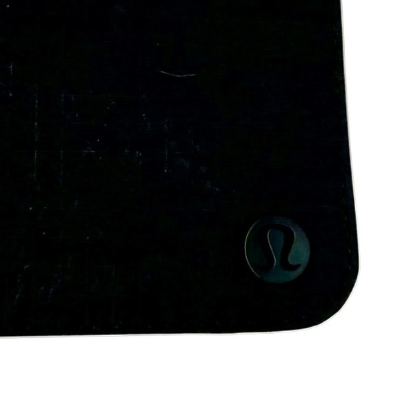 LULULEMON ATHLETICA Card holder/case Zipper coin Black Logo Minimalist wallet - Picture 6 of 7